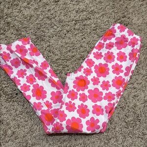 Cat & Jack Floral Pink Kids Leggings